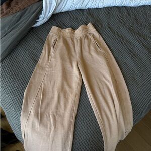 Free People Tan Lounge Pants